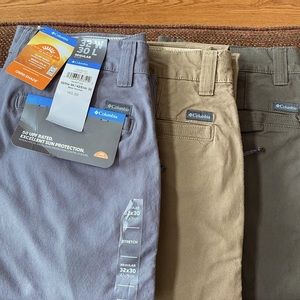 Columbia, Omni-shade pants.. Brand New!